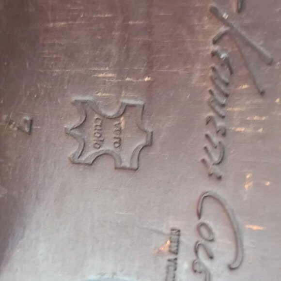 Brown Leather Chelsea side zip Boots Square Toe, US Women's US 9, Men 7 - Picture 8 of 8